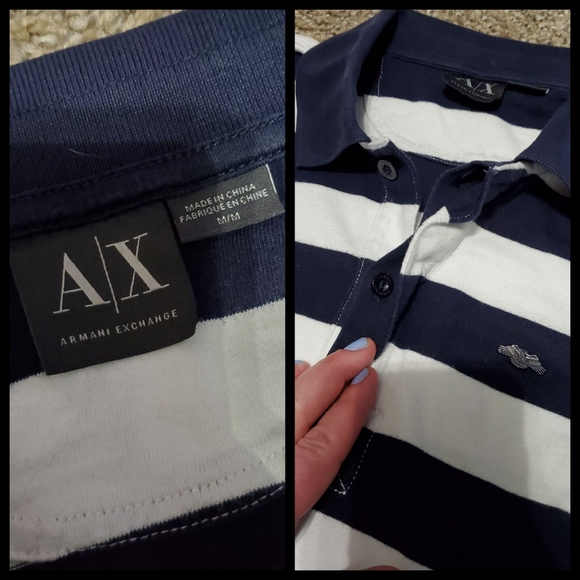 💙A|X Long Sleeve Polo - Picture 3 of 5